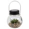 Boston Harbor Jar, NiMh Battery, 1Lamp, LED Lamp, Glass Stone Succulent Stainless Steel Fixture 26147 - alternate 2
