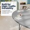 Flash Furniture Wren 72 in x 48 in Kidney Adjustable Height Activity Table, Thermal Laminate Top, Short Legs, Gray XU-A4872-KIDNY-GRY-T-P-GG - alternate 3