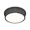 Z-Lite Bentley Matte Black 1 Light Flush Mount 7702F16-MB-LED - alternate 2