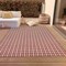Homeroots 5' X 8' Red And Ivory Geometric Washable Indoor Outdoor Area Rug 614774 - alternate 3