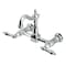 Kingston Brass Two-Handle Wall Mount Bridge Kitchen Faucet, Polished Chrome KS2441AL - alternate 1