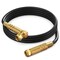 Maximm 4ft RG6 Quad Shielded Coaxial Cable with Right Angle Connector, Black RG6-STA-GLD-4S-4FT - alternate 1