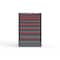 Strong Hold 8 drawer cabinet - (2x 2ft, 2x 3ft, 2x 4ft, 2x 6ft) - Red accents - Electronic Lock S3044-PPRAS-0803DS - alternate 1