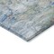 Homeroots 9' X 12' Copper Blue And Artichoke Green Abstract Washable Indoor Outdoor Area Rug 582168 - alternate 4