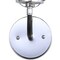 Jonathan Y Caleb 6" 1-Light Contemporary Transitional Iron/Glass LED Vanity Light, Chrome/Black JYL9056A - alternate 3