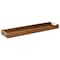 Homeroots 32in Brown Solid Wood Handmade Vanity Tray With Handles 713539 - alternate 3