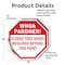 Signmission Whoa Pardner! Closed Toes Shoes Req, 4 inch X 4 inch, Vinyl Decal, 2PK OC-D-2PACK-4-40 - alternate 2