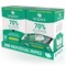 Wipex 70% Isopropyl Alcohol Wipes Sachets 100ct Gravity Dispenser Box, 200 wipes, Plant-Based Cloth, 2PK WX72306SSDB1-2 - alternate 1