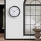 Clockswise 14-inch Non-Ticking Quartz Wall Clock with Thermometer & Hygrometer - Battery Operated QI004748.BK.14 - alternate 2