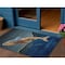 Homeroots 3' X 5' Blue And Brown Animal Print Washable Indoor Outdoor Area Rug 630963 - alternate 1