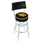 Holland Bar Stool Co 30" Chrome 2-Ring Long Beach State University Swivel Bar Stool, Back L7C430LBStUn - alternate 1