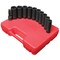 Sunex 1/2 in Drive Sae & Metric 6 Point Deep Extra Thin Wall 11-Piece Impact Socket Set 2611 - alternate 2
