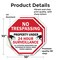 Signmission No Trespassing Property Under 24 Ho, 10 inch X 10 inch, Vinyl Decal, 2PK OC-D-2PACK-10-98 - alternate 2