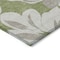 Homeroots 3' X 5' Olive Green Taupe And Beige Floral Washable Indoor Outdoor Area Rug 589560 - alternate 4