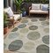 Homeroots 5' X 8' Taupe Beige And Ivory Geometric Washable Indoor Outdoor Area Rug 630598 - alternate 1