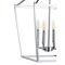 Jonathan Y Pagoda 16" 4-Light Classic Traditional Metal Cage Lantern LED Pendant, Chrome JYL7437C - alternate 2