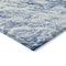 Homeroots 8' X 10' Navy Blue And Ivory Abstract Washable Indoor Outdoor Area Rug 614296 - alternate 3
