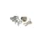 National Brand Alternative Zinc Alloy Mailbox Lock Brushed Nickel 901028 - alternate 1