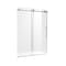 Anzzi Madam Series 76 in. x 50-54 in. Frameless Sliding Shower Door in Brushed Nickel, 3/8 Clear Glass SD-AZ13-03BN - alternate 3