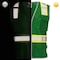 Dome75 Hi-Vis Safety Vest SM/MD Class Non-ANSI/Enhanced Visibility , Zipper 6 Pockets, 2 Mic Tab DV2183 - alternate 2