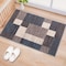 World Rug Gallery Contemporary Modern Geometric Boxes Design Non-Slip Area Rug 2 ft 7 in x 4 ft Blue 506BLUE27X4 - alternate 1