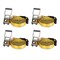 Mytee Products 2in x 40ft Ratchet Strap with Flat Hook - Yellow, 4PK RS240x4 - alternate 2