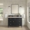 James Martin Vanities Lorelai 48" Single Vanity, Black Onyx, w/ 3 CM Siberian Silestone Top w/FreePower Wireless Charger 424-V48-BKO-FSFR - alternate 2