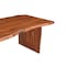 Homeroots 72" Brown Solid Wood Double Pedestal Base Dining Table 521851 - alternate 2
