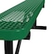 Leisure Craft Leisure Craft 6 FT Outdoor Bench without Back, Portable, Green B6XPP-GREEN - alternate 3