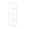 Skutchi Designs Arc Boat Conference Table, 45 in W, 240 in L, Grey HAR-ABOT-48X240-DOU-U779 - alternate 3