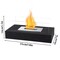 Edendirect 14-in x 7-in Ethanol fuel Fireplace ZR-919 - alternate 3