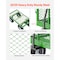 Vevor Steel Garden Cart 900lbs Capacity Heavy Duty Wagon Utility Cart 10in Tires V900G - alternate 2