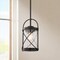 Vaxcel Harrison Mini Pendant Light, Matte Black, Clear Seeded Glass, 6.5-In. Wide P0460 - alternate 2