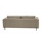 Homeroots 84" Beige Sofa With Black Legs 480929 - alternate 2