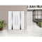 Vdomdoors Steel Double Doors Deux 1744 Natural Oak Entry Modern Painted Left Inswing Active Door 72 x 80 DEUX1744DEXD-OAK-LH-W72 x H80 - alternate 2