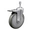 Service Caster 6 Inch Gray Polyurethane Wheel Swivel 10mm Stem Caster with Total Lock Brake SCC-TSTTL20S614-PPUB-M1015 - alternate 1