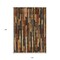 Homeroots 10' X 14' Coffee And Brown Striped Washable Indoor Outdoor Area Rug 608945 - alternate 2