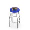 Holland Bar Stool Co 30" Chrome Kentucky "Wildcat" Swivel Bar Stool, Accent Ring L8C2C30UKYCat - alternate 1
