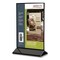 Deflecto Tabletop Sign and Menu Holder, 5 x 7 Insert, Clear with Black Frame 4429 - alternate 2