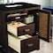 James Martin Vanities Addison 30" Single Vanity, Mid-Century Acacia, w/ 3 CM Phantome Eclos Top E444-V30-MCA-3PHT - alternate 2