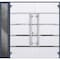 Vdomdoors Steel Double Doors Deux 1105 Gray Graphite Sidelight Exterior Window Stainless Inserts Single Moder DEUX1105DEXD-GRE-RH-W72+12 x H80 - alternate 2