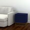 Homeroots 20" Gold And Dark Blue End Table With Two Drawers 544085 - alternate 2
