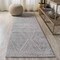 Jonathan Y Rih Moroccan Style Diamond Gray/Ivory 2 ft. x 10 ft. Runner Rug MOH306B-210 - alternate 1
