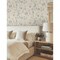 York Wallcoverings Passion Flower Toile Beige Wallpaper RT7854 - alternate 2