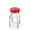 Holland Bar Stool Co 30" Chrome Utah Swivel Bar Stool, Accent Ring L8C3C30UtahUn - alternate 1
