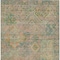 Homeroots 3' X 5' Green Teal Blue And Mauve Floral Medallion Washable Indoor Outdoor Area Rug 616616 - alternate 2