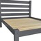 Homeroots Gray Solid Wood Queen Bed Frame 546891 - alternate 2