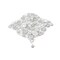 Apollo Tile Gray 11.6 in x 11.6 in Glass, Resin Glossy, Textured Wall Mosaic Tile 4.67 sqft/case, 5PK APLMOK88017A - alternate 3