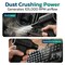 Purely Portable Wireless Air Duster 105,000 RPM Handheld Dust Blower with 5 Nozzles, Black D40 - alternate 3