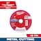 Milwaukee Tool Cut-Off Wheel, 7/8" Sz, 5" dia., PK10 49-94-0111 - alternate 1